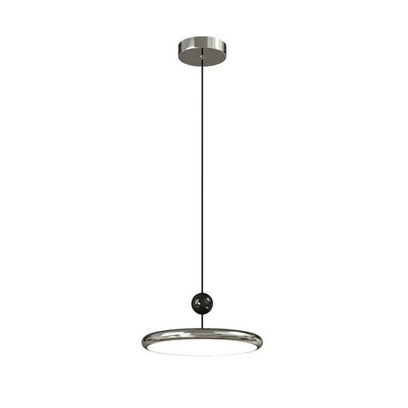 MMDH - Platillo Volador Moderno Lámpara Colgante Comedor-LED CLA280-Cromo.