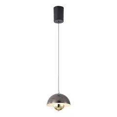 MMDH - Comedor Dormitorio Danish Pod LED Lámpara Colgante CLA279 Cromo Oro..
