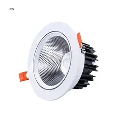 MMDH - Pack X2 Focos Led Empotrado Spotlight CLA301 3W 6000K..