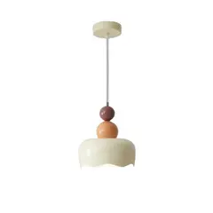 MMDH - Lámpara Colgante del dormitorio del restaurante beige nórdico CLA270.