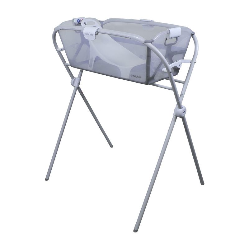 BEBESIT - Bañera Flexi 3 en 1 Plegable + Soporte de Bebesit