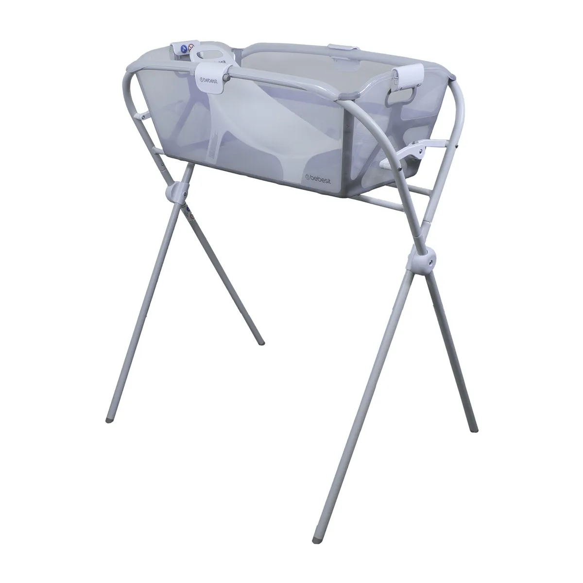 BEBESIT - Bañera Flexi 3 en 1 Plegable + Soporte de Bebesit
