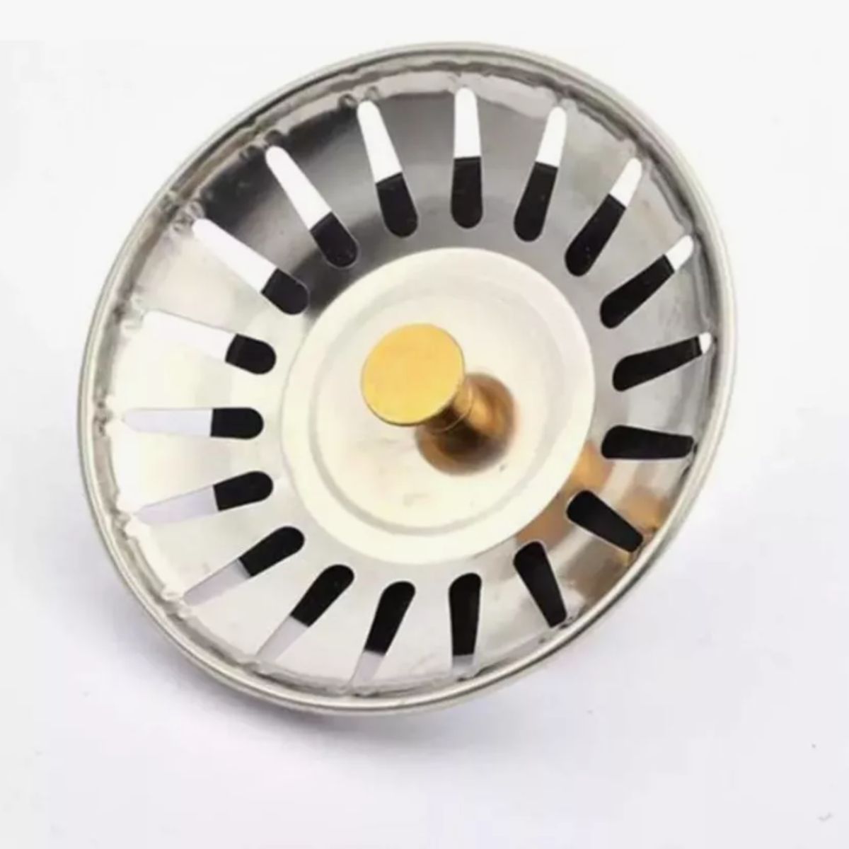 GENERICO - Rejilla Para Desague Lavaplatos Fregadero Acero 7.5 Cms