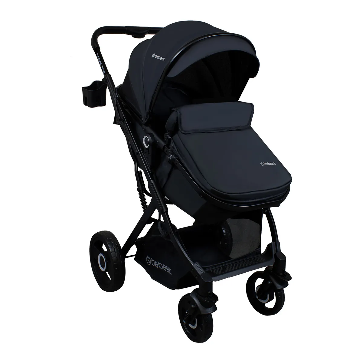 BEBESIT - Coche Cuna Paseo Vox Negro Bebesit