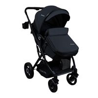 Coche Cuna Paseo Vox Negro
