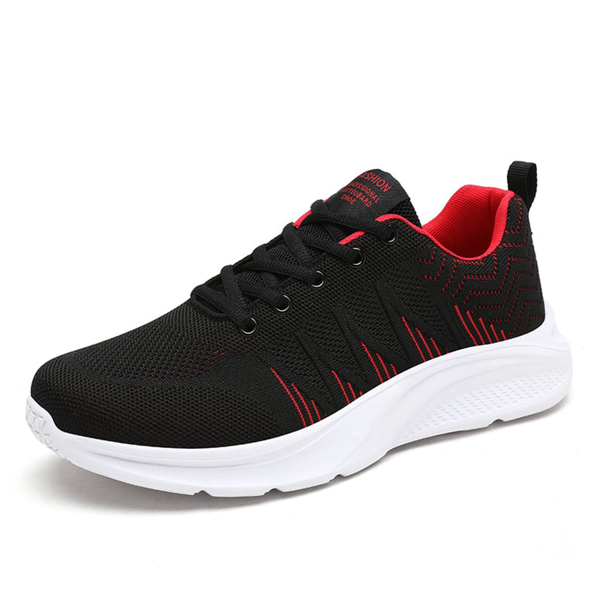 SHANDIAN - Zapatillas Running Hombre Rojo