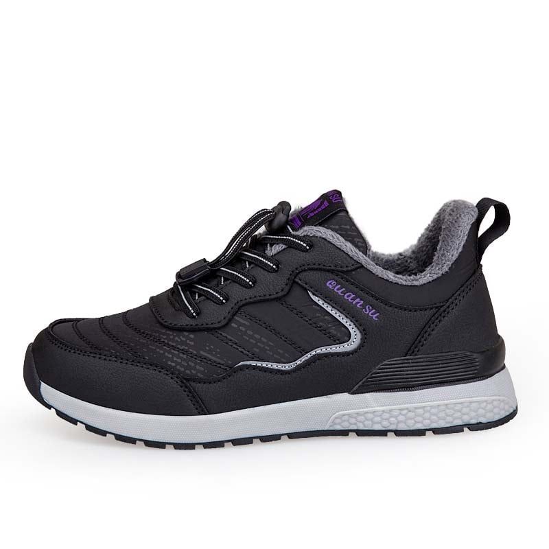 SHANDIAN - Bota temica chiporro impermeable mujer Negro