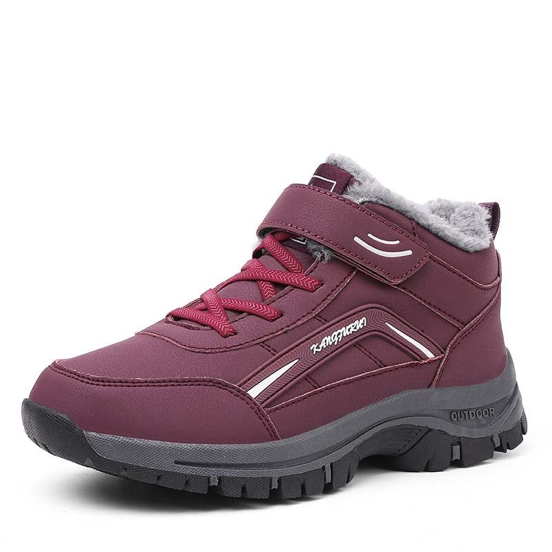SHANDIAN - Bota temica chiporro impermeable mujer Gris