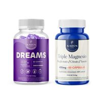 Pack Sueño Profundo: 60 Gomitas Dreams + 60 Cápsulas Triple Magnesio