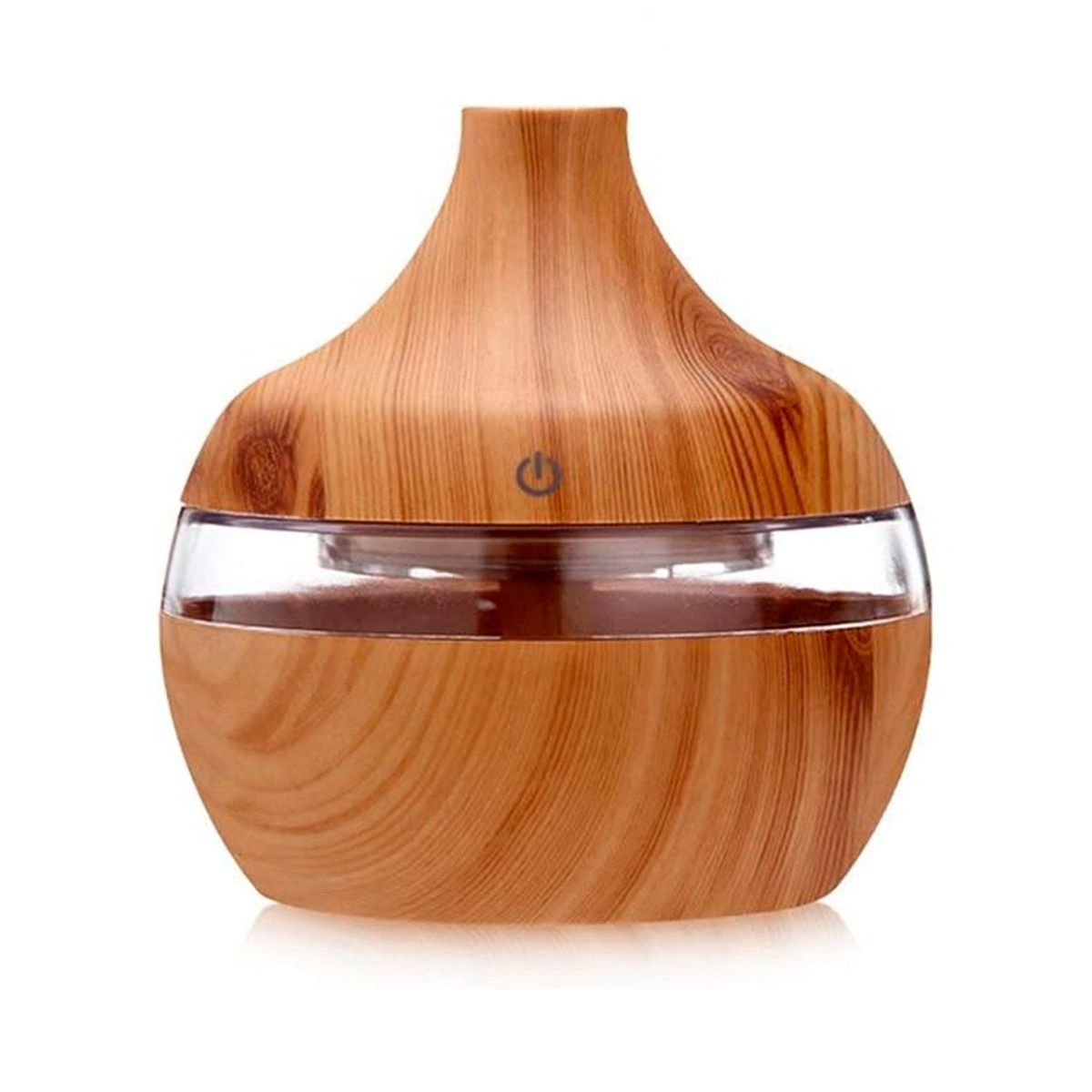 GENERICO - Humificador Difusor De Aroma Multifuncional De Madera Clara