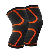 Par de Rodillera Deportiva de Compresión verde talla M