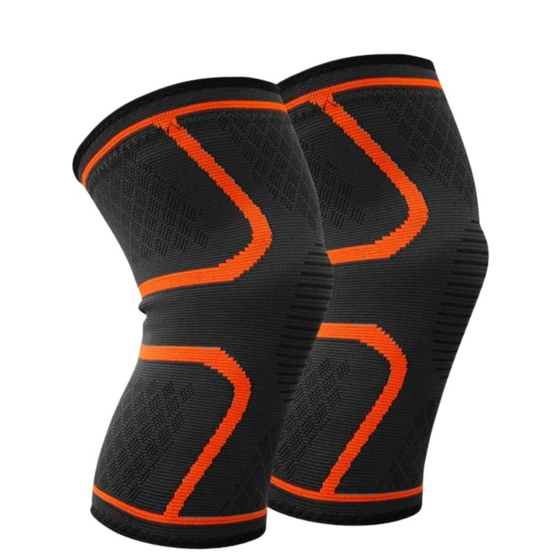 GENERICO - Par de Rodillera Deportiva de Compresión verde talla M