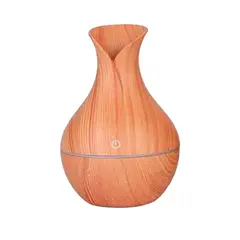 GENERICO - Humidificador Ultrasónico Con Forma De Jarrón Cafe Claro