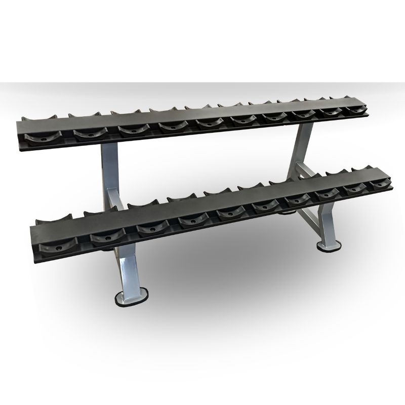 GENERICO - Rack Mancuernas 2 Niveles 10 Pares 6050