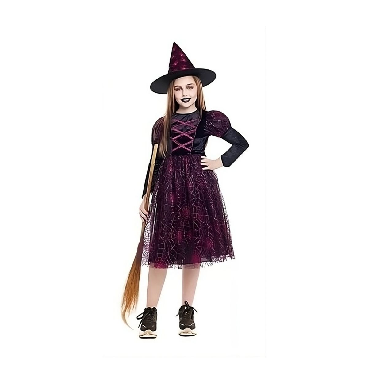 TODODISFRACESCHILE - Disfraz Brujita Talla 5 a 6 años