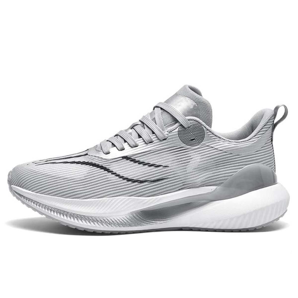 SHANDIAN - Zapatillas Running Hombre Gris