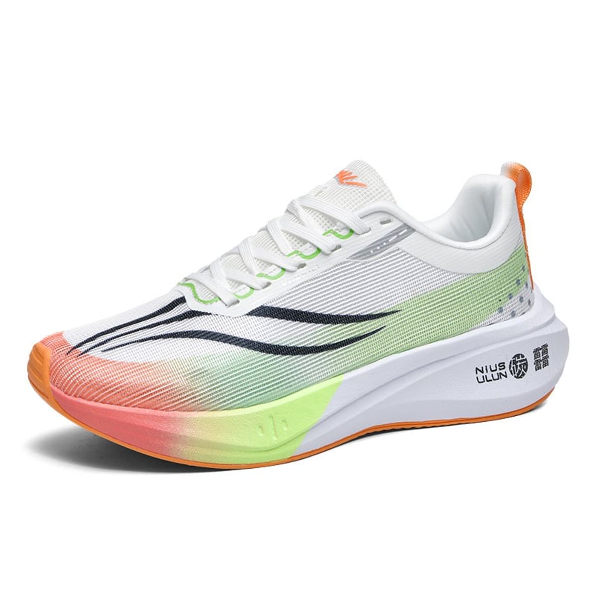 SHANDIAN - Zapatillas Running Hombre Naranja