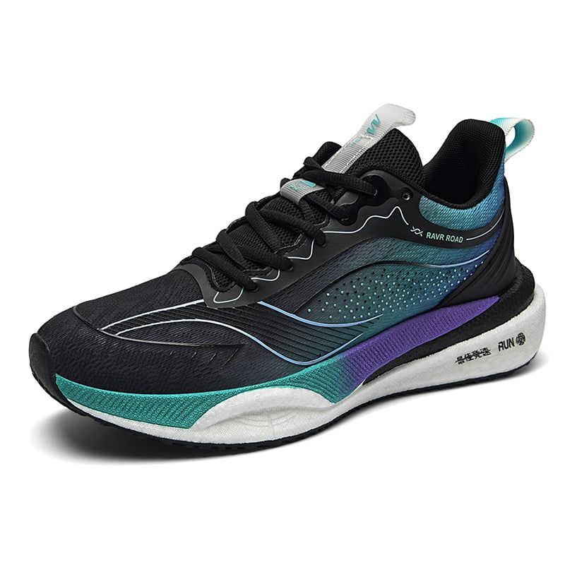 SHANDIAN - Zapatillas Running Hombre Negro