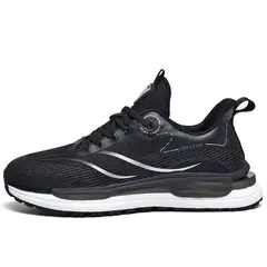 SHANDIAN - Zapatillas Running Hombre Negro