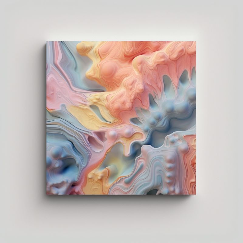 GENERICO - Pinturas Decorativas En Lienzo Con Hermosa 70x70 Cm