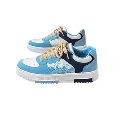 DANWEILE - Zapatillas Running Hombre Runner unisex Zapatillas urbanas-azul claro