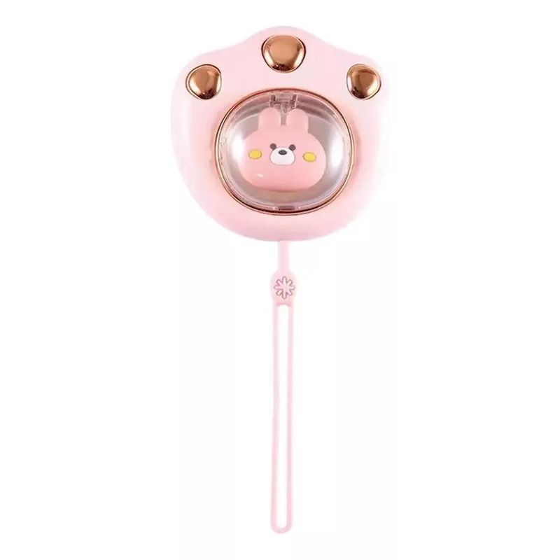 GENERICO - Calentador De Manos Calienta Manos Usb Diseño Huella Gato Rosado