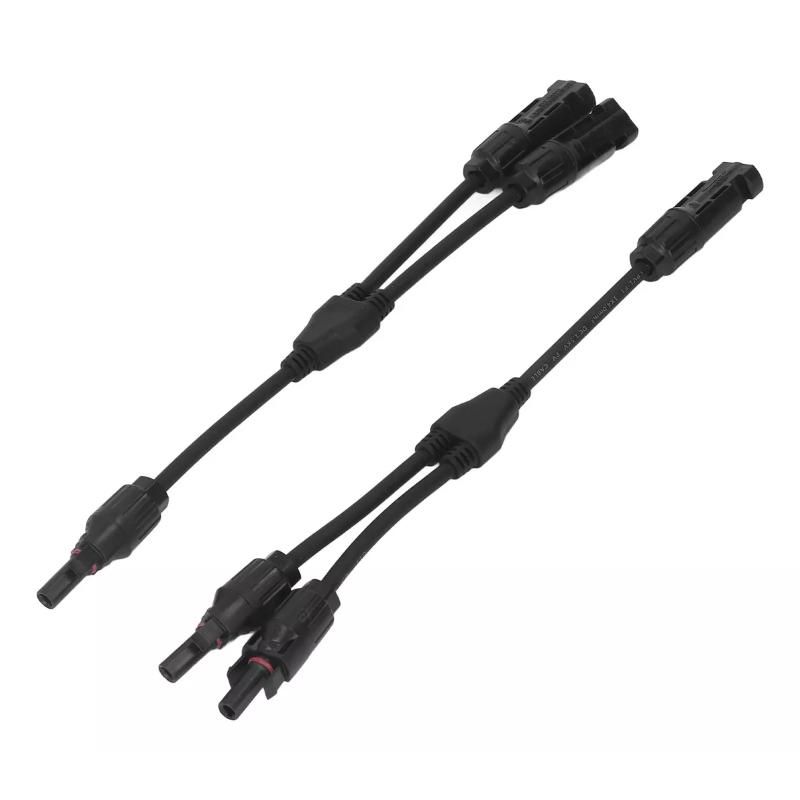 GENERICO - Cable Mc4 Tipo Y Rama 2-1 Para Paneles Solares