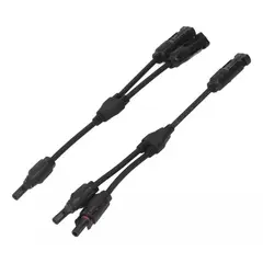 GENERICO - Cable Mc4 Tipo Y Rama 2-1 Para Paneles Solares