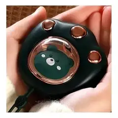 GENERICO - Calentador De Manos Calienta Manos Usb Diseño Huella Gato Verde