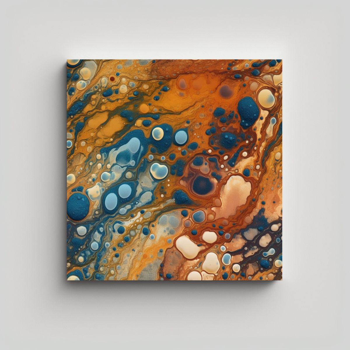 GENERICO - Foto De Textura De Aceite Intensa Y Adorable En 80x80 Cm