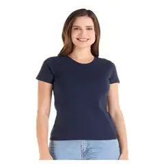 CREA PRINT - POLERA 100 % ALGODON MC MUJER CUELLO REDONDO