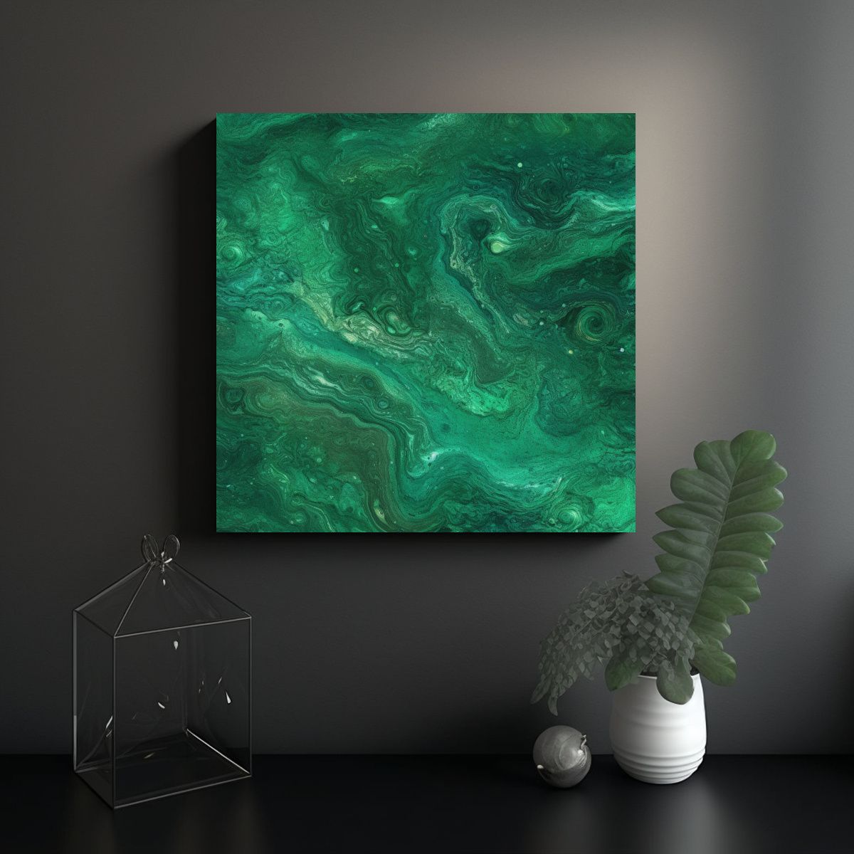 GENERICO - Pintura De Pared Equilibrio Visual En Textura De 60x60 Cm