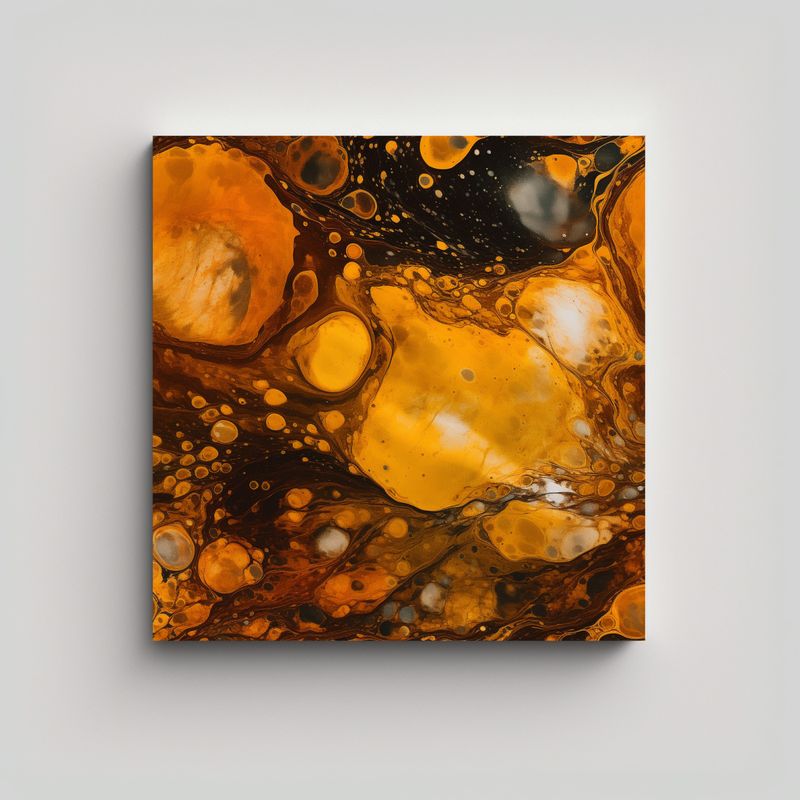 GENERICO - Foto De Textura De óleo Vintage En Exposición 60x60 Cm