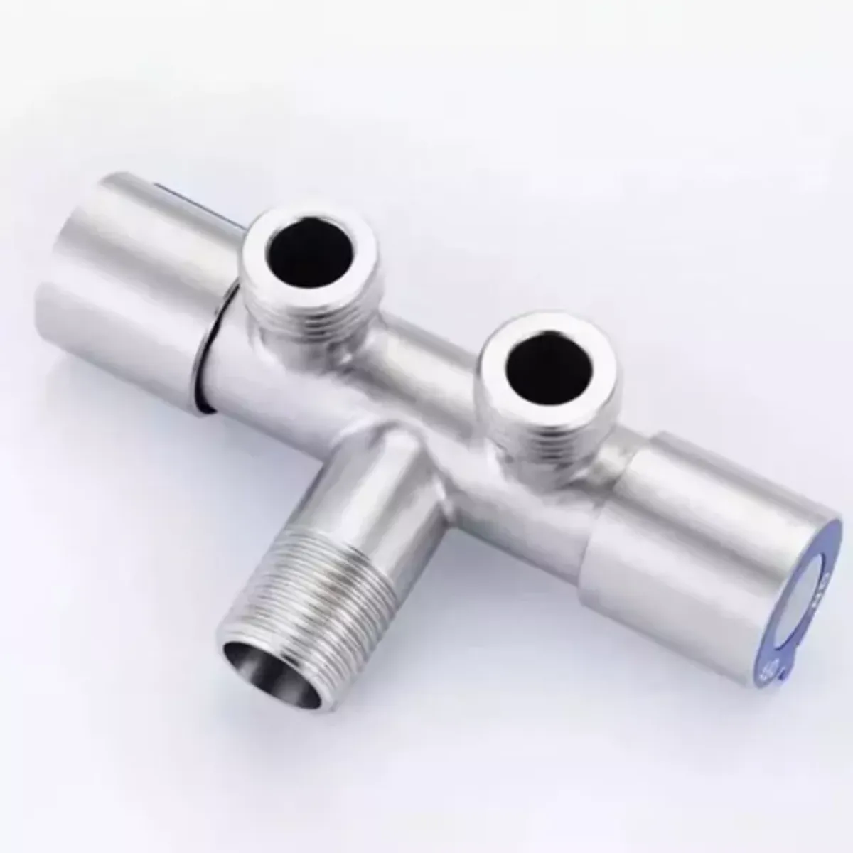 GENERICO - Llave Angular Doble Acero Inoxidable Baño Bidet Ducha Arabe