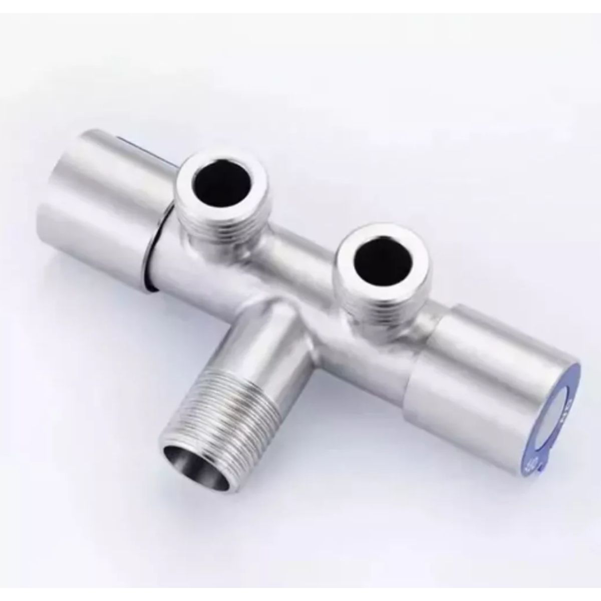 GENERICO - Llave Angular Doble Acero Inoxidable Baño Bidet Ducha Arabe