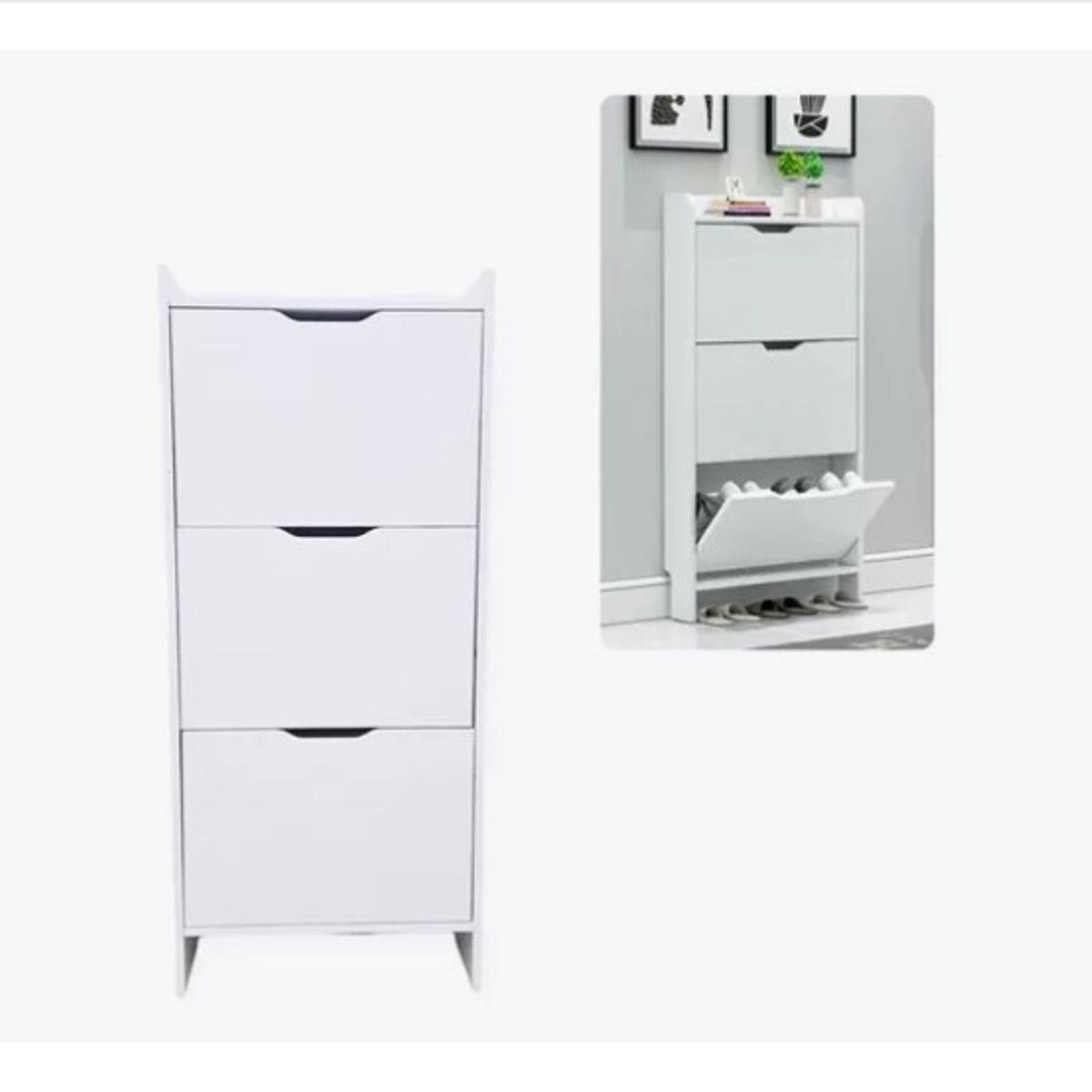 ESHOPANGIE - Organizador Mueble Zapatero Cajonera Para Zapatos 3 Niveles