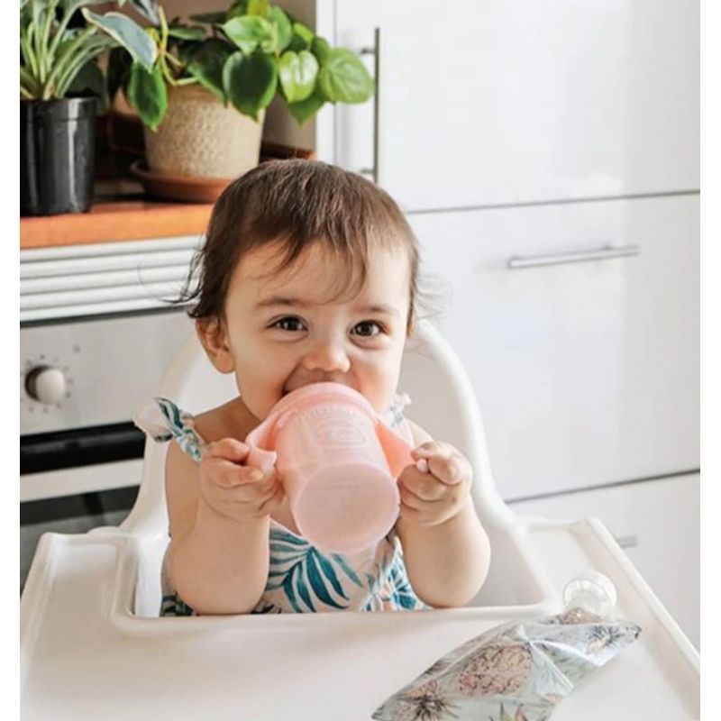 TWISTSHAKE - Vaso Antiderrame Mini Cup Twistshake 230ml Bebés +4M Gris