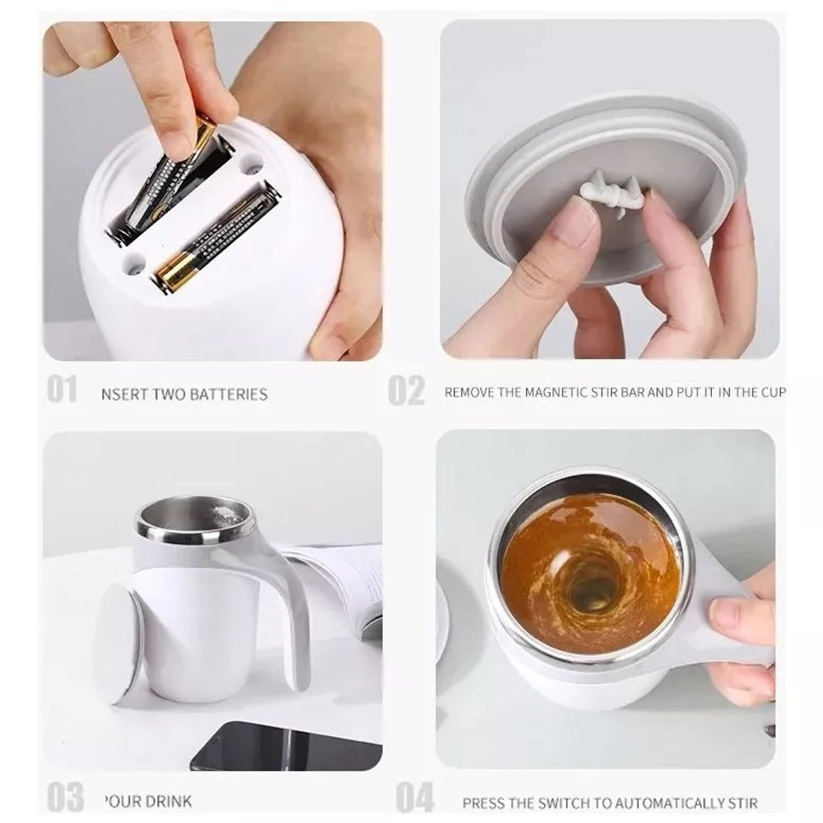 GENERICO - Taza De Cafe Revolvedora Automática