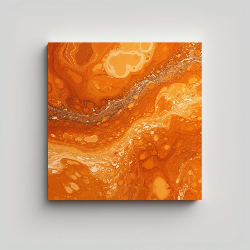 GENERICO - Pintura Mural Inspiradora De Textura De Mármol 70x70 Cm