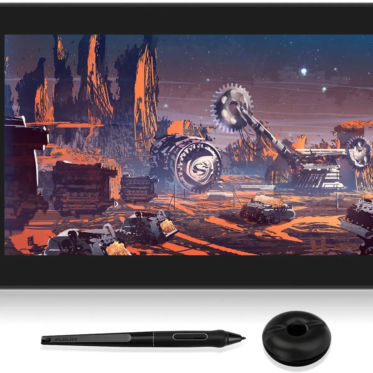 HUION - Tableta Digitalizadora Huion Kamvas 13 Sin Soporte Morado