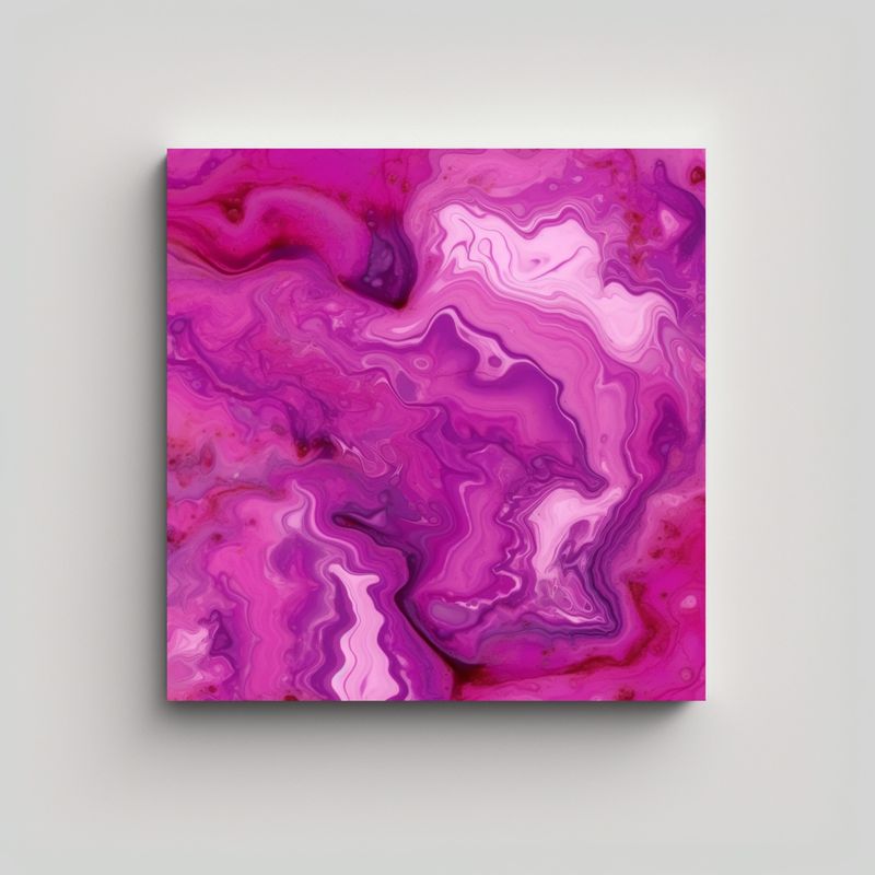 GENERICO - Pinturas De Decoración En Mármol Magenta 50x50 Cm