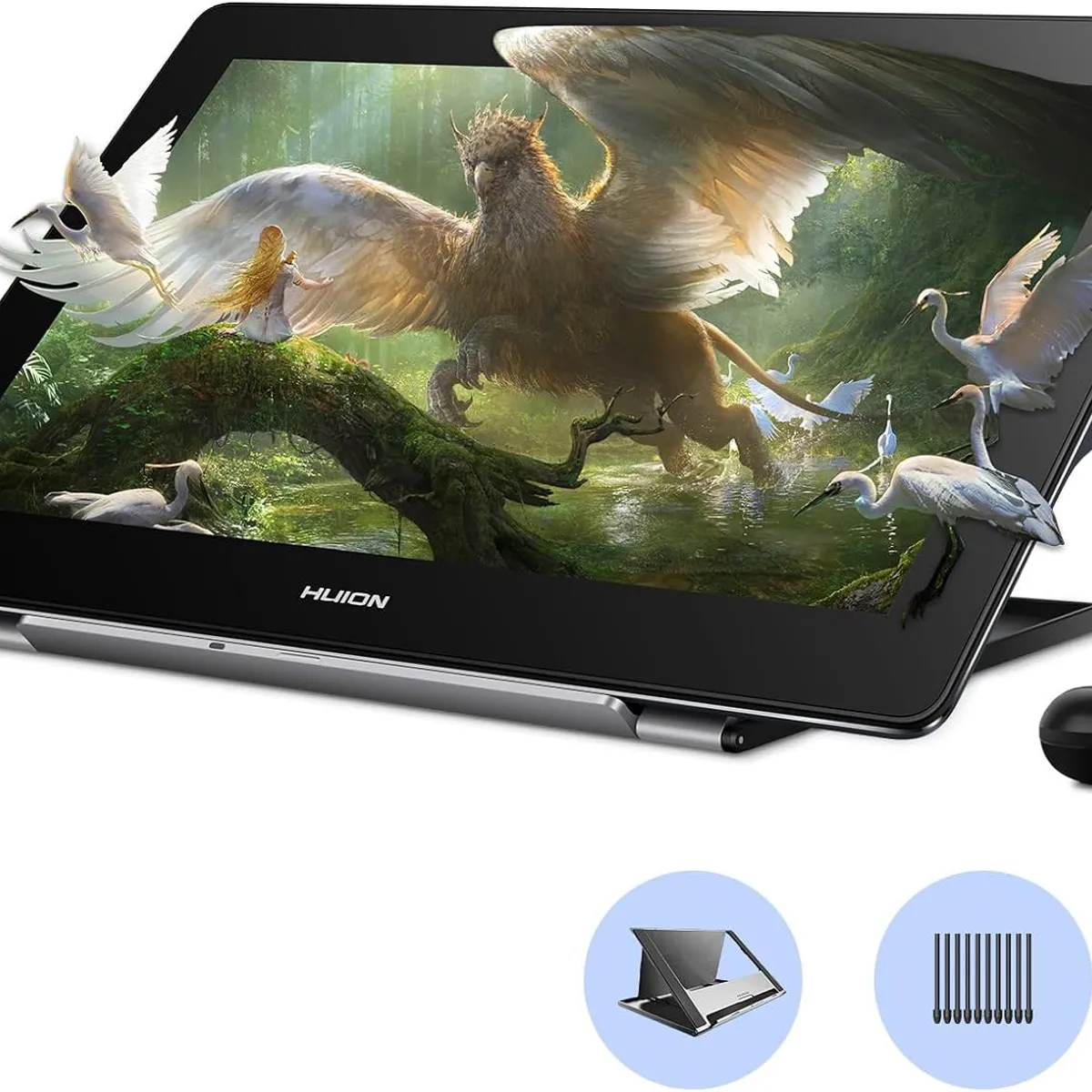HUION - HUION Kamvas Pro 16 4K UHD Tableta Gráfica con Pantalla Monitor