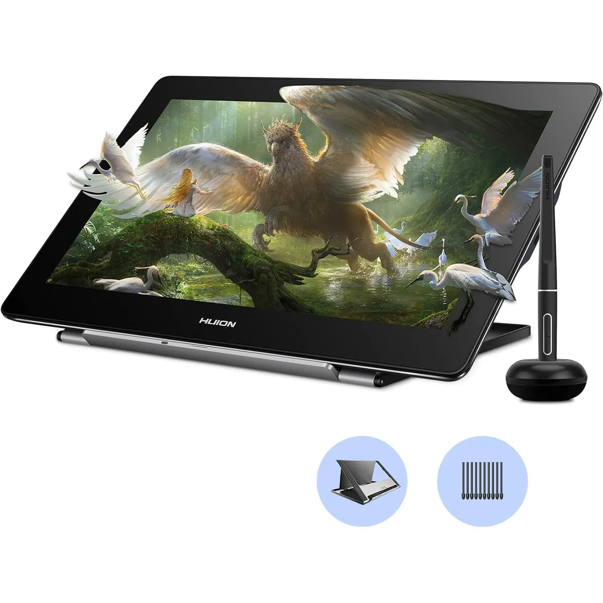 HUION - HUION Kamvas Pro 16 4K UHD Tableta Gráfica con Pantalla Monitor