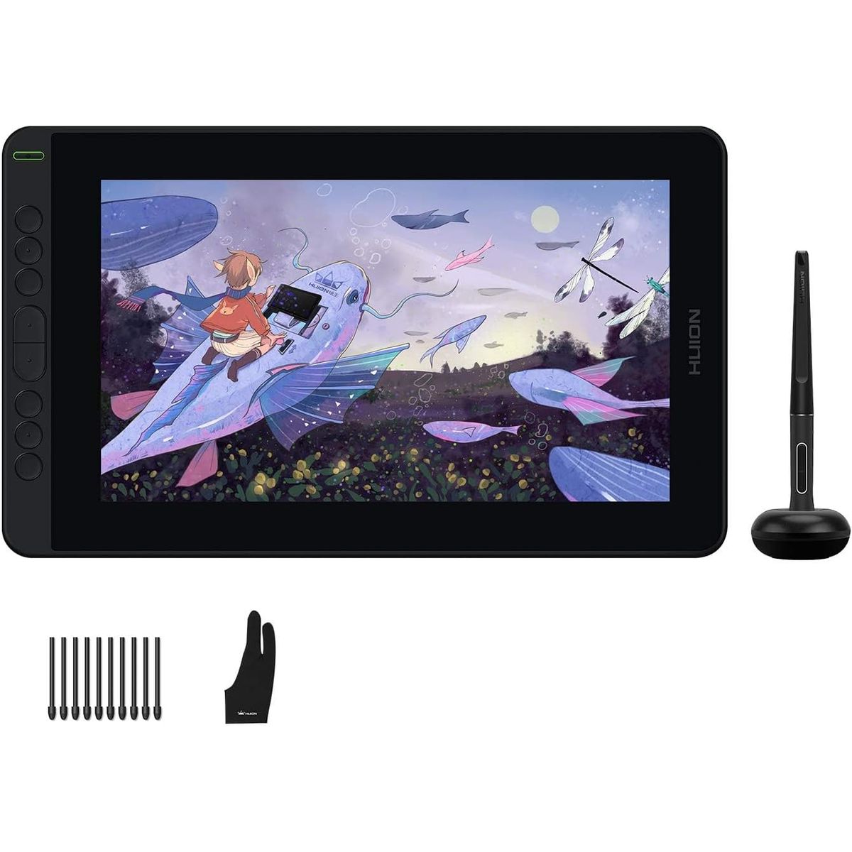 HUION - Tableta Gráfica Digitalizadora Huion KAMVAS 12 con Soporte