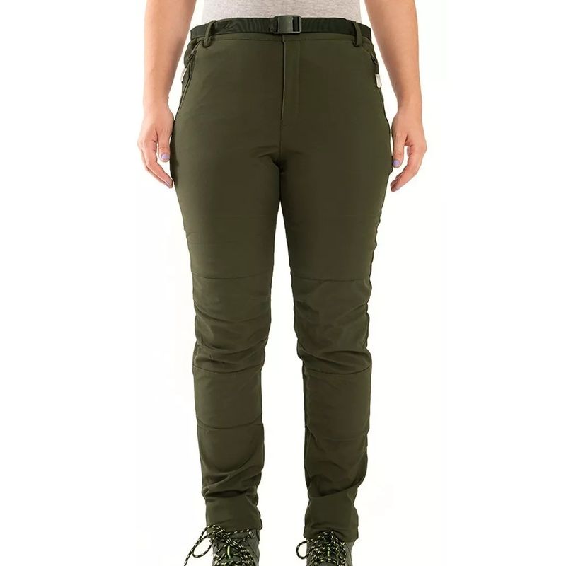 GARSIL - Pantalon Termico Para Mujer Tipo Softshell  Con Micropolar Impermeable