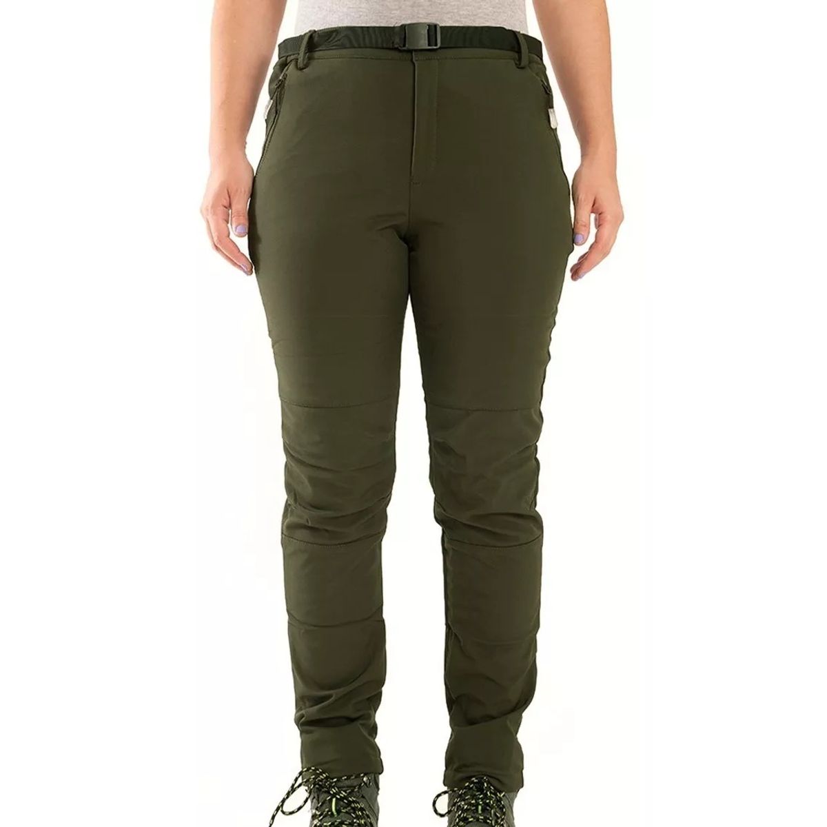 GARSIL - Pantalon Termico Para Mujer Tipo Softshell  Con Micropolar Impermeable