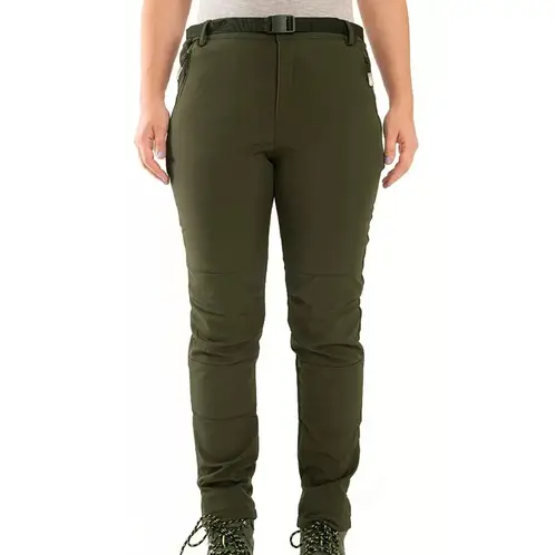 GARSIL - Pantalon Termico Para Mujer Tipo Softshell Con Micropolar Impermeable