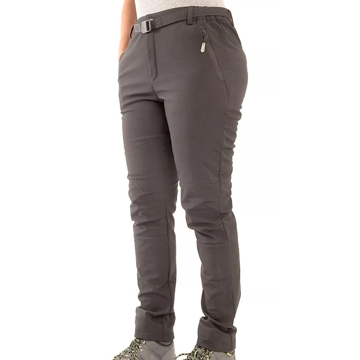 GARSIL - Pantalon Termico Para Mujer Tipo Softshell  Con Micropolar Impermeable