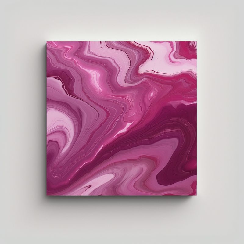 GENERICO - Pinturas Decorativas Textura Mármol Magenta De 70x70 Cm