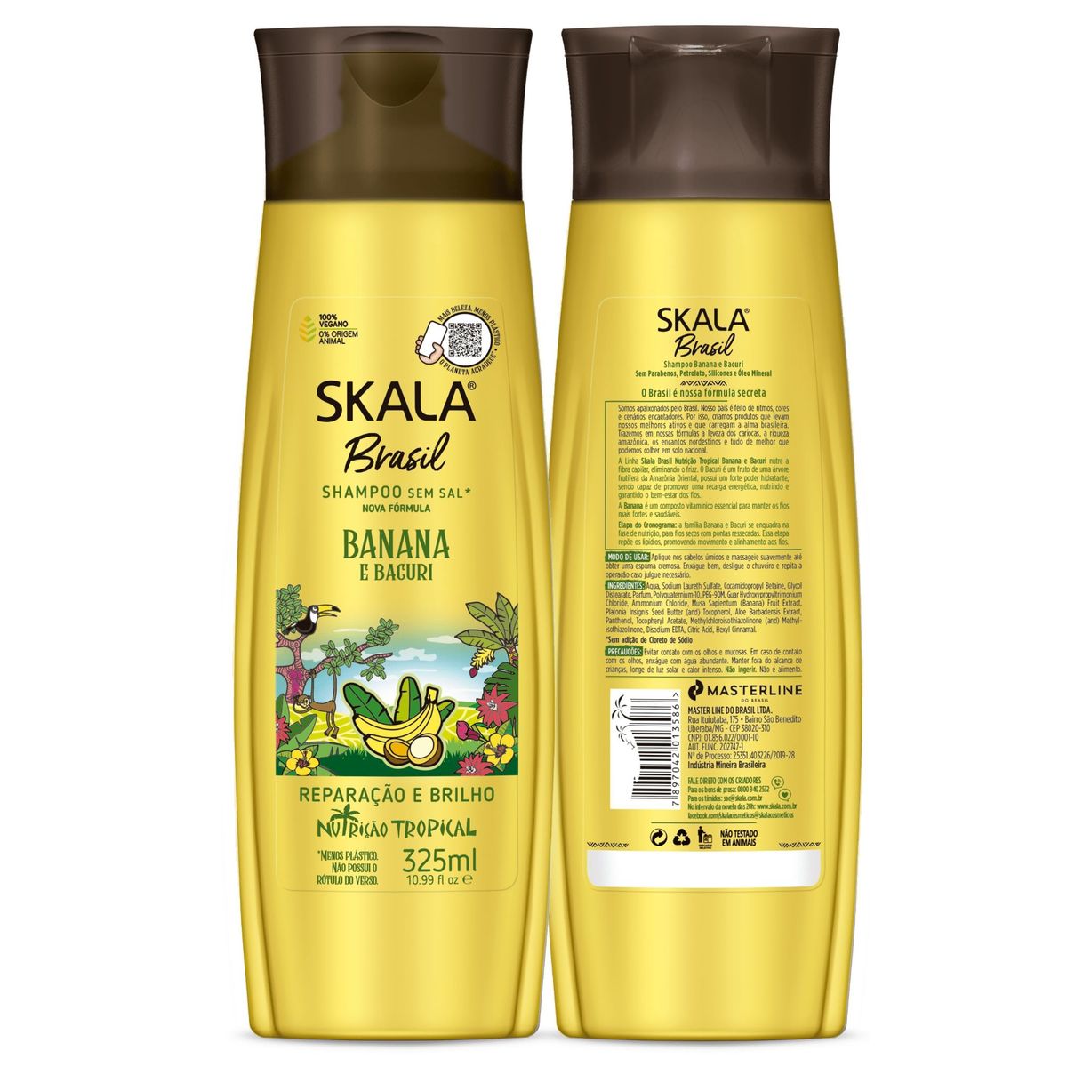 SKALA - Shampoo Banana Y Bacuri Skala Brasil 325 ml